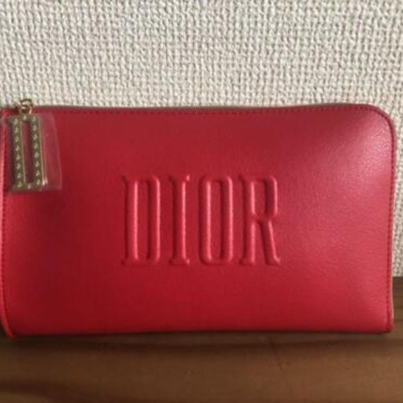 Christian Dior Pouch RED 12×20cm/4.7"×7.8” - Picture 3 of 7